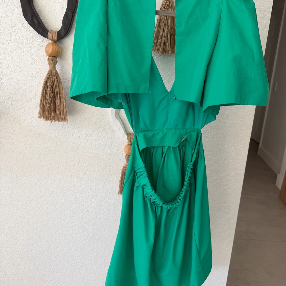 Banana Republic Vibrant Green Mini Dress - Picture 7 of 9